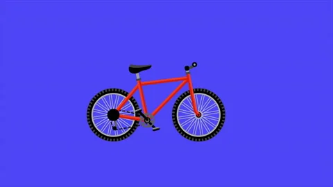 Cartoon Bicycle Riding Stock Footage 232802834