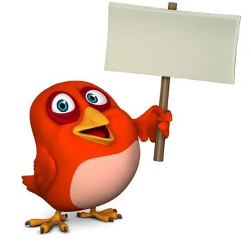 Cartoon bird Stock-Illustration