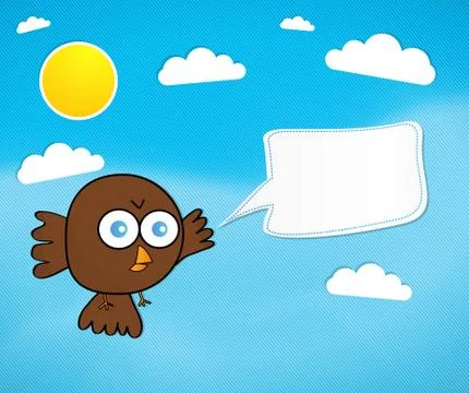 Cartoon Bird Stock-Illustration
