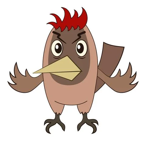 Cartoon Bird Stock Illustration
