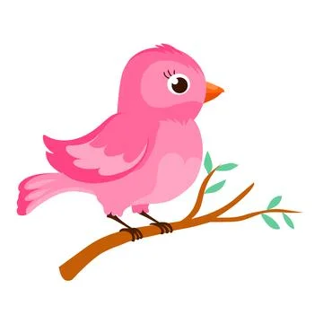Cartoon bird vector stock image Stock Illustration