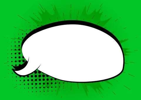 Cartoon blank speech bubble. Talk icon. Blank empty dialogue vector design el Stockillustratie