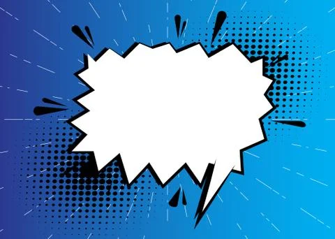 Cartoon blank speech bubble. Talk icon. Blank empty dialogue vector design el Stockillustratie