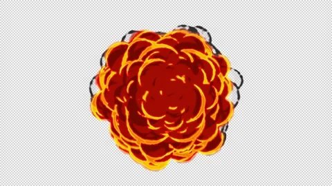 Cartoon blast. Stock Footage 144016729