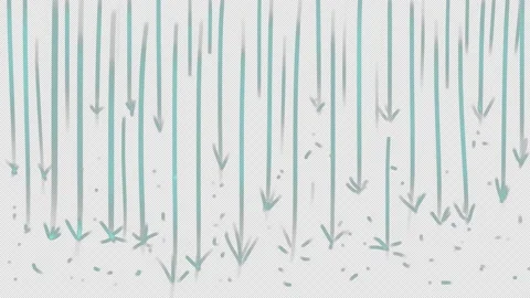Cartoon blue drops on a black background Stock Footage 232549847