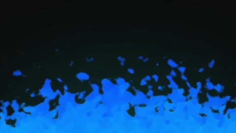 Cartoon Blue Fire flames motion graphics element 2D animation background Stock-Footage 280781770