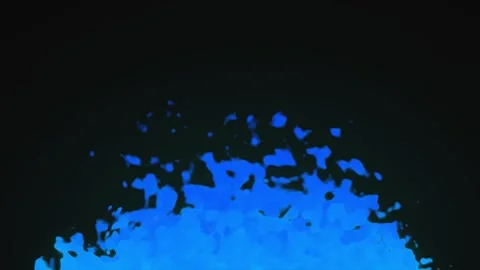 Cartoon Blue Fire flames motion graphics element 2D animation background. Stock Footage 280801215