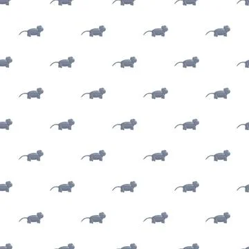 Cartoon blue monkey simple drawing seamless pattern 스톡 일러스트