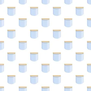Cartoon blue pocket pattern seamless background illustration 스톡 일러스트