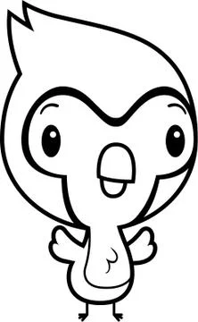 Cartoon Bluejay Stock Illustration