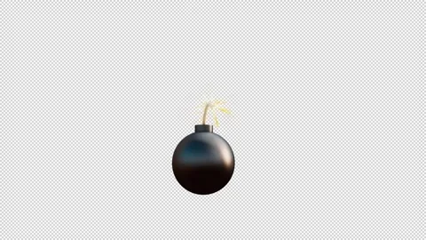 Cartoon bomb variation Stock Footage 275244490
