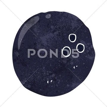 Cartoon bowling ball Stock Illustration