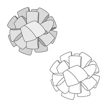 Cartoon bows. Stock Illustration