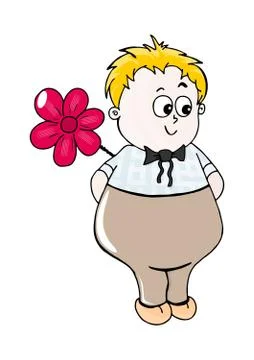 Cartoon boy. Stock Illustration