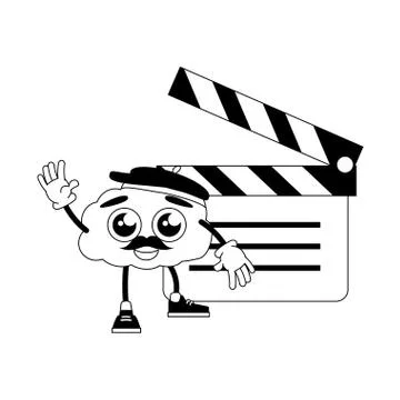 Cartoon brain creativity Stock Illustration