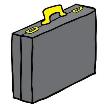 Cartoon briefcase Stock Illustration