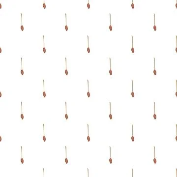 Cartoon broom pattern creating a seamless background Stock Illustration