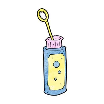 Cartoon bubble blower Stock Illustration