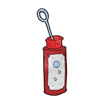 Cartoon bubble blower Stock Illustration