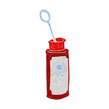 Cartoon bubble blower Stock Illustration