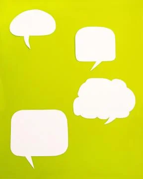 Cartoon bubbles Stock Photos