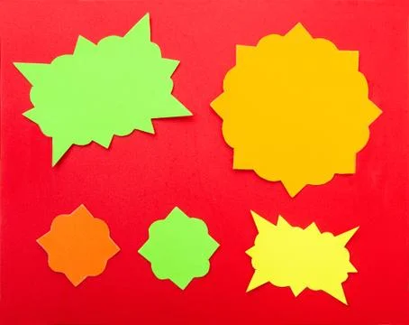 Cartoon bubbles Stock Photos