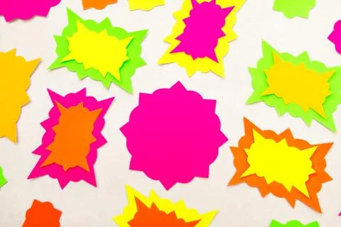 Cartoon bubbles Stock Photos