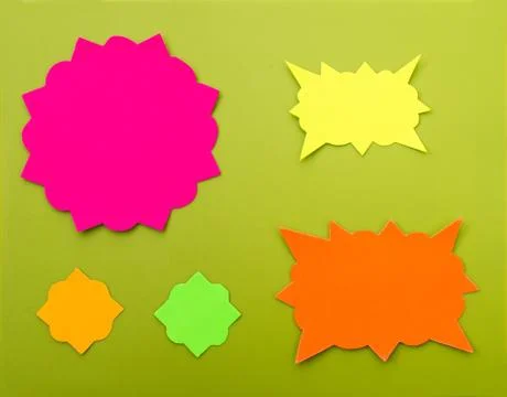 Cartoon bubbles Stock Photos