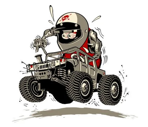 Cartoon Buggy Stock Illustration