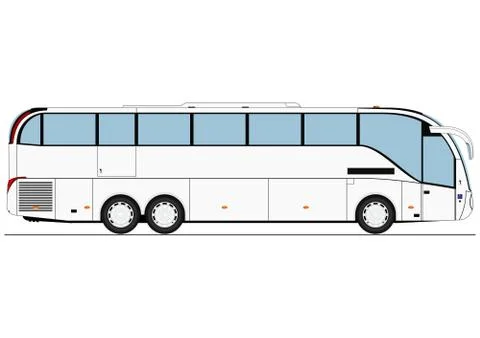 Cartoon bus coach. Stock Illustration