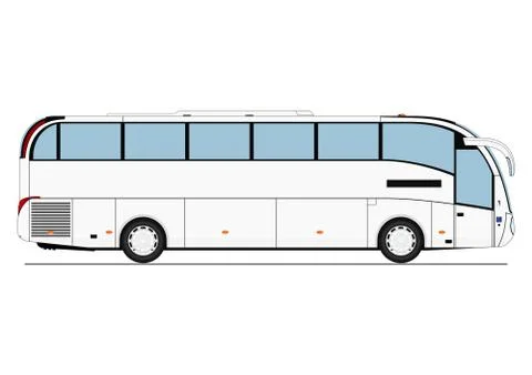 Cartoon bus coach. Stock Illustration