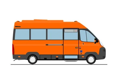 Cartoon bus. Stock Illustration