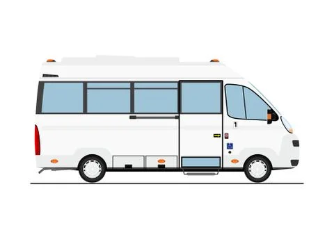 Cartoon bus. Stock Illustration