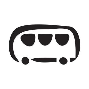 Cartoon of bus Stock Illustration