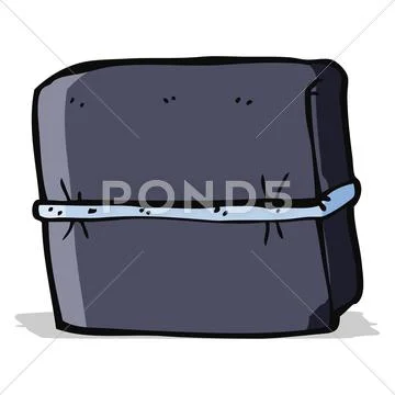 Cartoon business files Stock Illustration