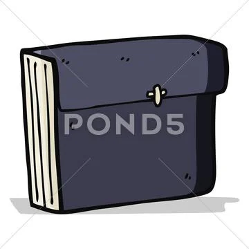 Cartoon business files Stock Illustration
