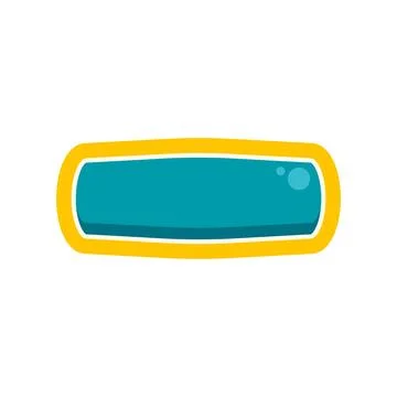 Cartoon button or banner for game interface イラスト素材