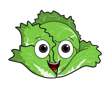 Cartoon Cabbage Stock Illustration
