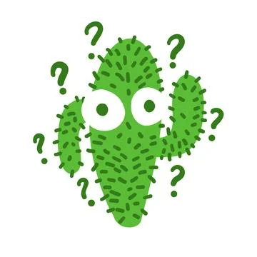 Cartoon cactus mascot. Stock Illustration