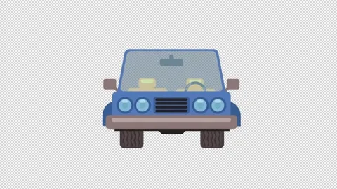 Cartoon Car Stock Footage 232197502