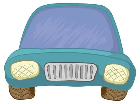 Cartoon, car Stock Illustration