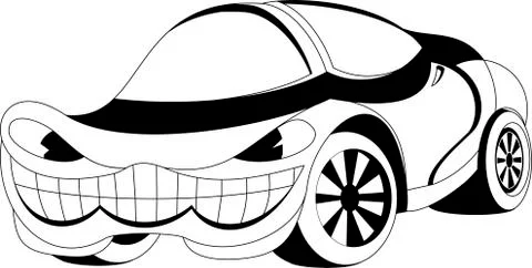 Cartoon car Stock Illustration