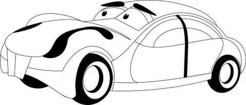 Cartoon car Stock Illustration