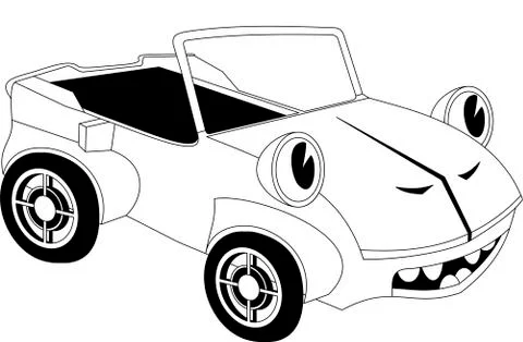 Cartoon car Stock Illustration