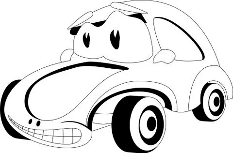 Cartoon car Stock Illustration