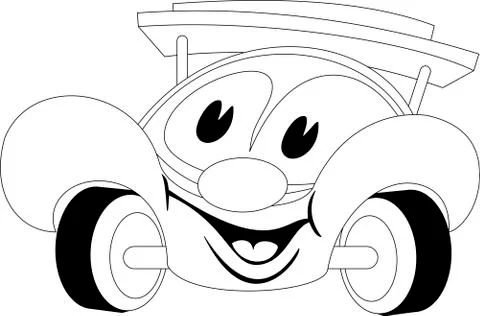 Cartoon car Stock Illustration