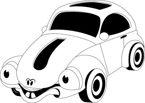 Cartoon car Stock Illustration