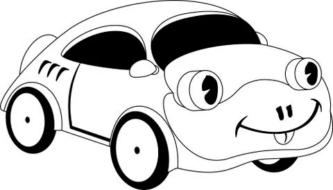 Cartoon car Stock Illustration