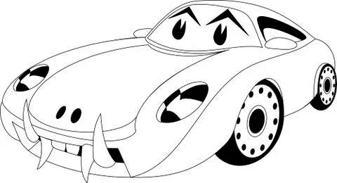 Cartoon car Stock Illustration
