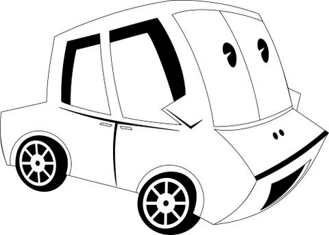 Cartoon car Stock Illustration